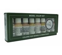 VAL70124 - AV Vallejo Model Color Set - Face/Skin Colours (x8)