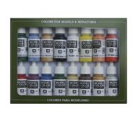 Val70140 - Av Vallejo Model Color Set - Basic Colors Usa (x16)
