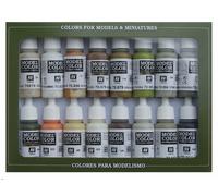 VAL70141 - AV Vallejo Model Color Set - Earthtones (x16)