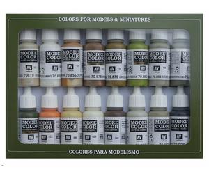 VAL70141 - AV Vallejo Model Color Set - Earthtones (x16)