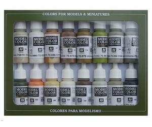 VAL70141 - AV Vallejo Model Color Set - Earthtones (x16)