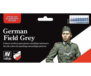 VAL70181 - AV Vallejo Model Color Set - German Field Grey Uniform