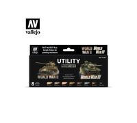 VAL70201 - AV Vallejo Model Color Set - Utility paint set (8)