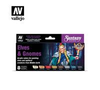 VAL70242 - AV Vallejo Model Color Set - Elves and Gnomes (x8)
