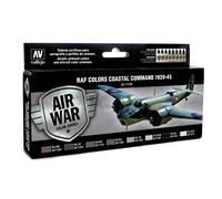 Vallejo 17ml x 8 71148 Model Air Set - RAF Colours Coastal Command 1939-1945