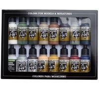 VAL71191 - AV Vallejo Model Air Set - Railway Colors Europe (x16)