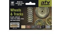 Vallejo Model Air Set - Wheels and Tracks