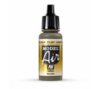 Val71247 - Av Vallejo Model Air 17ml - Light Olive