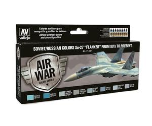 VAL71602 - AV Vallejo Model Air Set - Soviet Su-27 Flanker 80's On