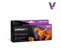 Vallejo Game Color Set VAL72196 - Fire Dragons - 8 colors