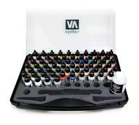 Val72872 - Av Vallejo Game Air - Plastic Case with 51 Colours