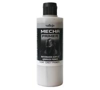 Vallejo 200 ml "AV Mecha Color" Acrylic Airbrush Colour - Grey Primer