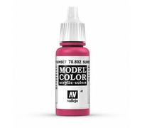 Val802 - Av Vallejo Model Color 17ml - Sunset Red