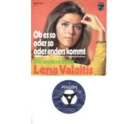 VALAITIS, LENA / Ob es so oder so oder anders kommt (Nickel Song) Deutsche Originalaufnahme / Die andere Seite / Bildhülle / PHILIPS # 6003125 / Deutsche Pressung / 7" Vinyl Single Schallplatte