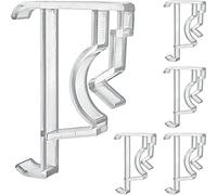 Valance Clips 5pcs 2''(50mm) Window Blinds Hidden Clip Clear Plastic for Horizontal Blinds Valance 50mm in Width Retainer Holder