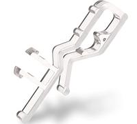 Valance Clips for Blinds 1.8 Inch Hidden Channel Window Blind Clips Clear Plastic Replacement Accessories Parts for Horizontal Wood Blinds (20 Pieces)