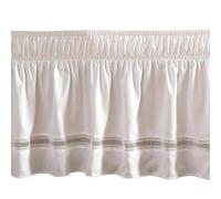Valance Sheet Double Bed,Double Valance Sheet Pretty Wrap Around Ruffles Bed Box Skirt With Adjustable -15 Inch Room Decor(Twin 100x200x38cm)