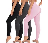 VALANDY Creamlush 3 Pack High Waisted Leggings for Women