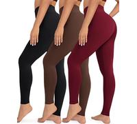 VALANDY Creamlush 3 Pack High Waisted Leggings for Women