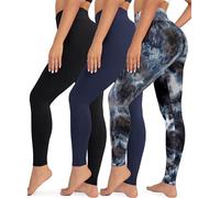 VALANDY Creamlush 3 Pack High Waisted Leggings for Women
