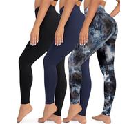 VALANDY Creamlush 3 Pack Leggings for Women High Waisted Tummy Control Leggings Buttery Soft Yoga Pants（S-3XL）