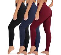 VALANDY Creamlush 3 Pack Leggings for Women High Waisted Tummy Control Leggings Buttery Soft Yoga Pants(S-3XL)