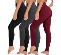 VALANDY Creamlush 3 Pack Leggings for Women High Waisted Tummy Control Leggings Buttery Soft Yoga Pants（S-3XL）