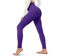 VALANDY Creamlush Leggings for Women High Waisted Tummy Control Leggings Buttery Soft Yoga Pants(S-3XL) Violet