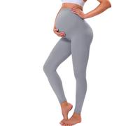 VALANDY Creamlush Maternity Leggings Over Bump Buttery Soft Belly Support Adjustable High Waisted Pregnancy Pants Yoga Pajama