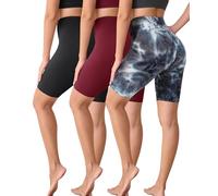 VALANDY Creamlush Womens Gym Shorts Comfortable Short Pants Ultra Soft Slip Shorts Long Briefs for Under Dresses Leggings Yoga Short