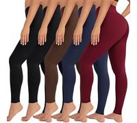 VALANDY High Waisted Leggings for Women Stretch Tummy Control Workout Running Yoga Pants Reg&Plus Size - - Large-X-Large