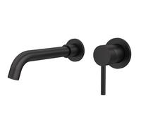 VALAZ Matte Black Basin Mixer Spout 21 cm, Bathroom Accessory