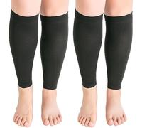 Valcatch 2 Pairs Calf Compression Sleeves for Women & Men 20-30mmgh, Plus Size Compression Leg Sleeves Support Brace for Running Cycling, Relieve Varicose Veins, Swelling, Soreness, Shin splints