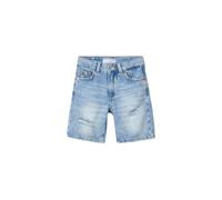 Valcatch Baby Little Boys Jeans Shorts, Kids Ripped Holes Soft Summer Denim Shorts, Elastic Waistband Slim Fit Mid-Thigh Half Jean Pants for 6 9 12 18 24 Months 1 2 3 4 5 6 7 8 9 10 Years