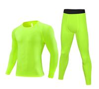 Valcatch Kids Boys Thermal Sets Skins Base Layer Set Football Basketball Ski Sport Clothing Kit Long Sleeve Tops and Legging Tights Pants Youth Gym PE Class Breathable Outdoor Wear for 4-12 Years