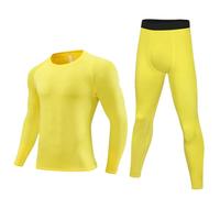 Valcatch Kids Boys Thermal Sets Skins Base Layer Set Football Basketball Ski Sport Clothing Kit Long Sleeve Tops and Legging Tights Pants Youth Gym PE Class Breathable Outdoor Wear for 4-12 Years