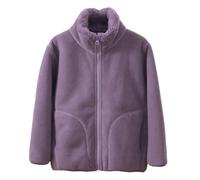 Valcatch Kids Fleece Jacket Teens Boys & Girls Lightweight Full Zip Coats Stand Collar Outerwear Long Sleeve Fuzzy Jacket for Spring Fall Winter, Camping, Outdoors, Travelling & Hiking