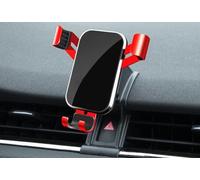 VALCLA Car Phone Holder for Rover Range Rover Evoque 2020-2023, 360° Rotation Anti-Shake Stable Smartphone Holder, Anti-Vibration Hands-Free Mobile Phone Mount Cradle Accessories,C Red