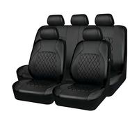 VALCLA Car Seat Covers Full Set for Citroen Berlingo Multispace 2008-2018 - 5-Seat Universal Waterproof Non-Slip Seat Protector, Durable Front & Rear Cars Seat Cover,A Black