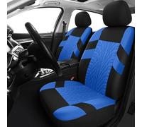 Valcla Car Seat Covers Full Set for Nissan Octavia Rapid Octavia a7 a5 2 kodiaq - Waterproof Non-Slip Universal Car Seat Cover Sets Front Rear, Car Seat Protector Accessories,C Blue