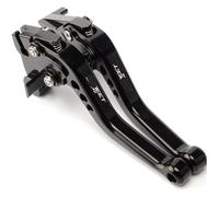 VALCRIBY Handle Brake Clutch Levers For Triumph 675 Street Triple 2008-2016 Modified CNC Aluminum Alloy 6-stage Adjustable Short Brake Clutch Lever Accessories(Black)