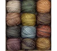 Valdani 3-Strand Cotton Embroidery Floss 12-Ball Earthly Treasures Collection (3SF-EarthlyT)