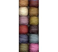 Valdani Perle Cotton Embroidery Thread Size 12 Scent of Flowers Collection