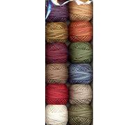 Valdani Size 12 Perle Cotton Embroidery Thread Artists Palette Collection (PC12-ArtistP)