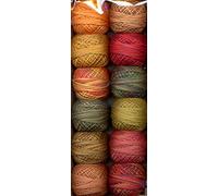 Valdani Size 12 Perle Cotton Embroidery Thread Fabulous Autumn Collection (PC12-FAutumn)