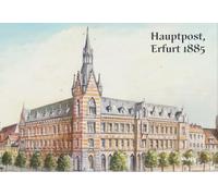 VALDEIG Fridge Magnet Old Erfurt - Main Post 1885 - Anger Nähe Krämerbrücke Picture Photo Fridge Magnet Germany Thuringia Souvenir Magnets Fridge Magnets for Magnetic Fridge D