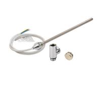 Valdern 150W Chrome Dual Fuel Electric Heating Element Kit For Bathroom Towel Rails & Radiators