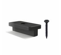 Valdern Hidden Fasteners for Composite Decking Board, Composite Decking Clips & Plastic Hidden Fasteners with Screws, Universal Composite Deck Fasteners T Clips (100/200/300/500/1000) (300 Pcs)