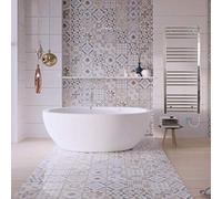 Valdern Prefilled Electric Heated Chrome Towel Rail Warmer Bathroom Radiator (500 mm (W) x 1000 mm (H) - 300Watt)