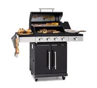 Valdosta 4.1 Gas Grill 4 x 2.8 kW + 2.5 kW Burner Stainless Steel Mobile